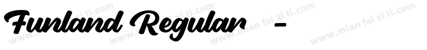 Funland Regular 下载字体转换